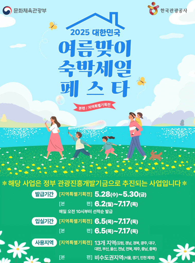 2025 대한민국 여름맞이 숙박세일 페스타