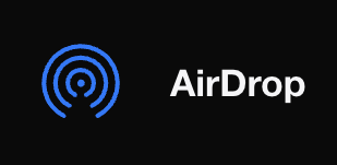 에어드랍 아이콘 AirDrop