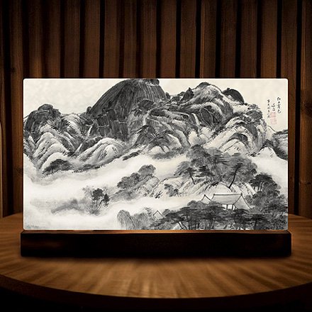 인왕제색도 조명
