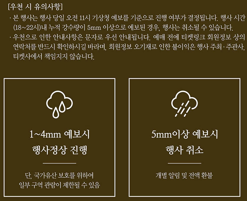 2025 별빛향연 우천시